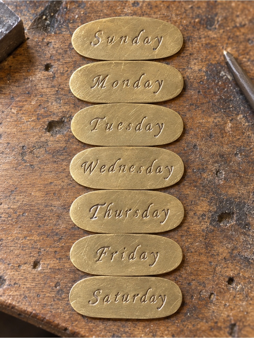 Do you make jewelry ? Handstamped letters Metal Letter Stamp Set. Upper & lower - Picture 7 of 7